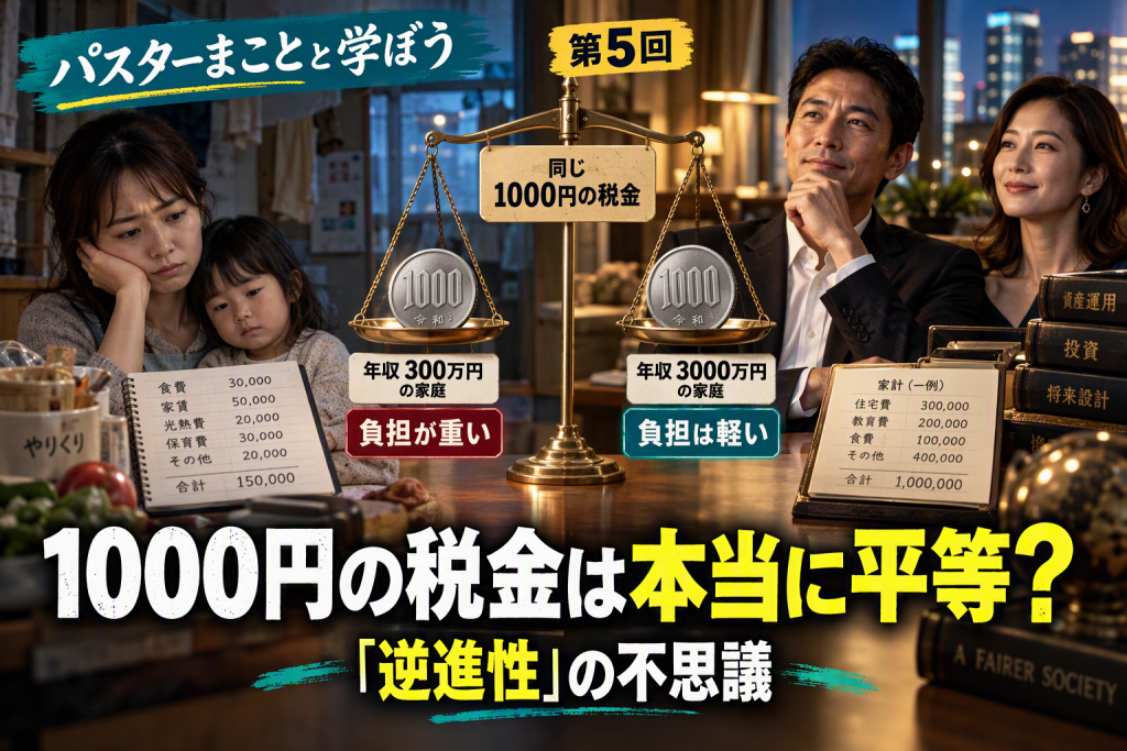 第5回  1000円の税金は本当に平等？
